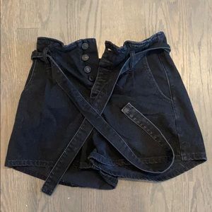 American Eagle Paperbag Mom Shorts